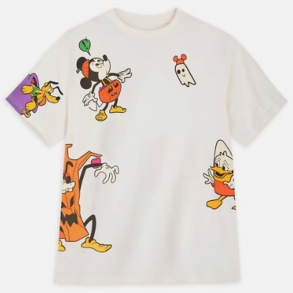 Disney Parks Halloween 2022 Mickey and Friends T-Shirt Youth L 10/12